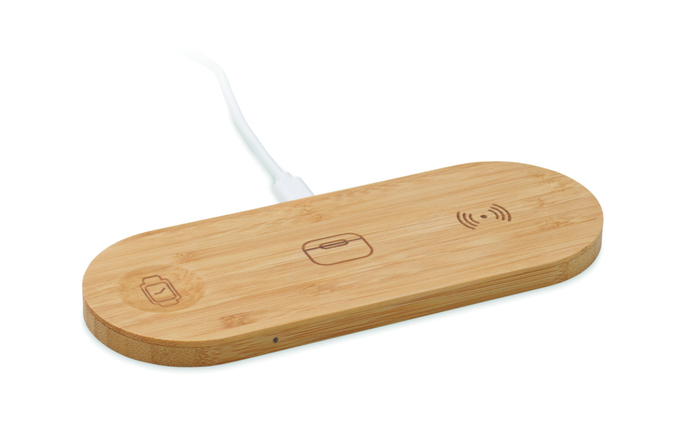 Logo trade mainostuote kuva: 3 in 1 15W langaton laturi